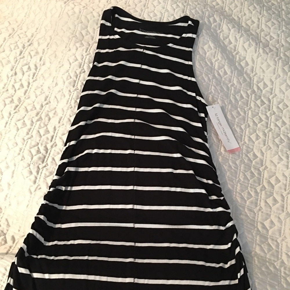 SOLD!  Liz Lange striped maternity dress